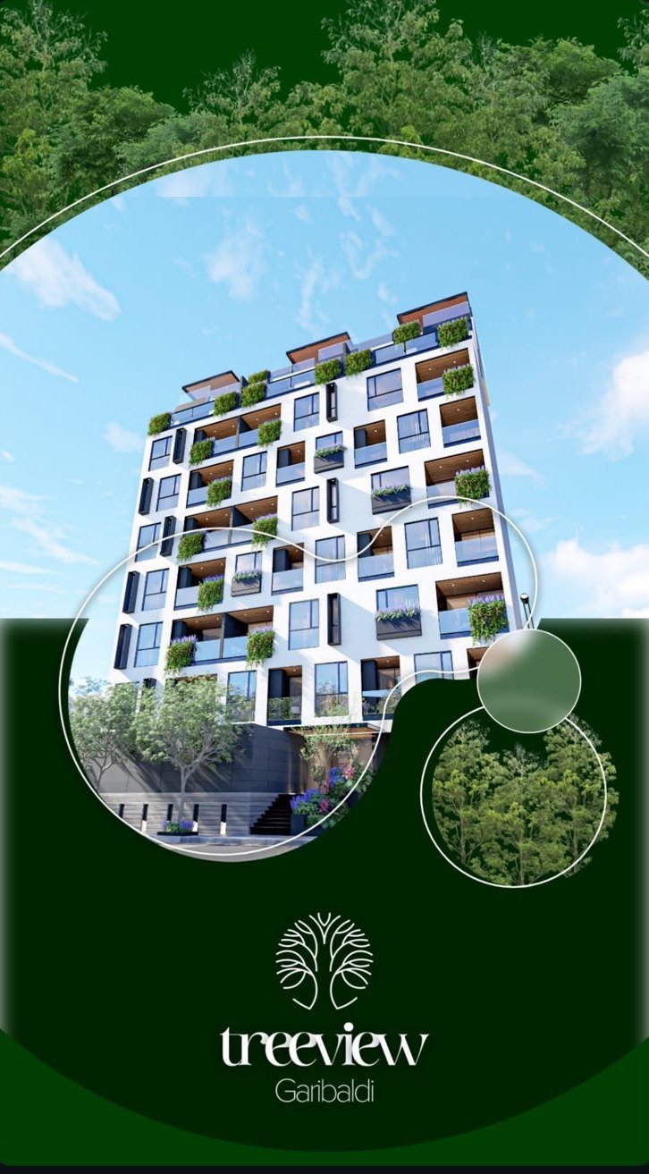 Render del edificio Treeview Garibaldi